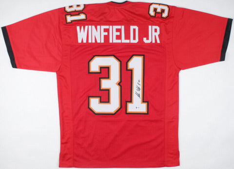 Antoine Winfield Jr Signed Tampa Bay Buccaneers Jersey (Beckett) 2020 #2 Pick DB