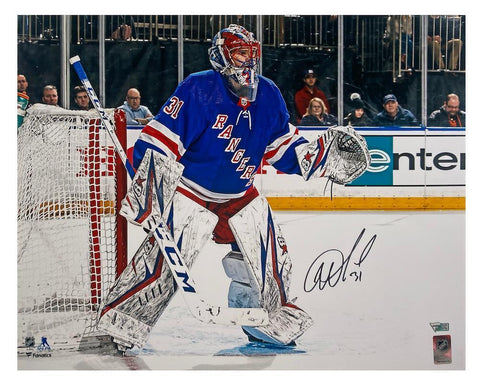 IGOR SHESTERKIN Autographed Rangers NHL Debut 16" x 20" Photograph FANATICS