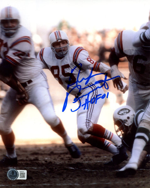 Nick Buoniconti Signed New England Patriots 8x10 Photo Beckett 45700