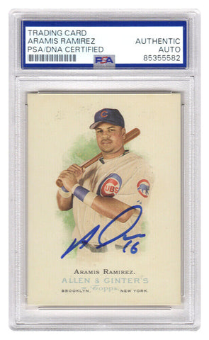 Aramis Ramirez Signed Cubs 2006 Allen & Ginter Baseball Card #230 - (PSA/DNA)