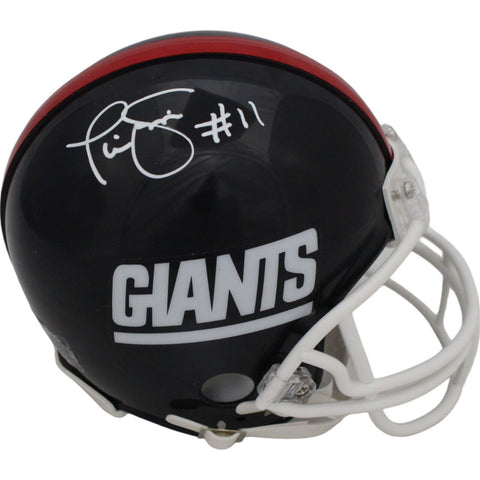 Phil Simms Signed New York Giants Mini Helmet TB 81-99 VSR4 FAN 46024