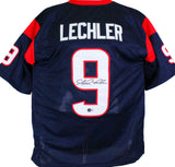 Shane Lechler Autographed Blue Pro Style Jersey- Beckett W Hologram *Black