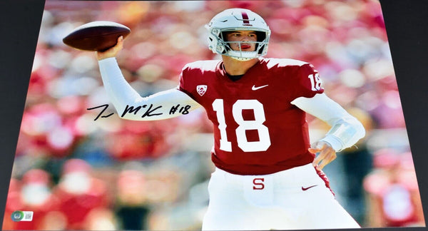 TANNER MCKEE AUTOGRAPHED SIGNED STANFORD CARDINAL 16x20 PHOTO BECKETT