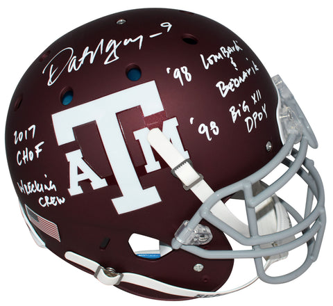 DAT NGUYEN SIGNED TEXAS A&M AGGIES FULL SIZE AUTHENTIC HELMET W/ 4 INSCRIPTIONS