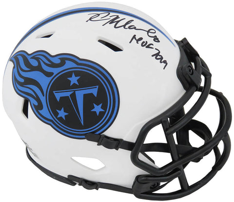 Kevin Mawae Signed Titans Lunar Eclipse Riddell Mini Helmet w/HOF 2019 -(SS COA)