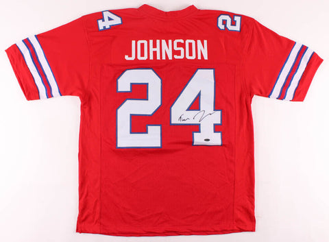 Taron Johnson Signed Buffalo Bills Jersey (Playball Ink Holo) 2018 4th Round Pck