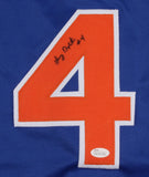 Lenny Dykstra Signed New York Mets Jersey (JSA COA) Lead Off Hitter 1986 Champs