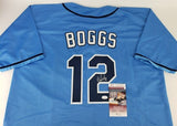 Wade Boggs Signed Tampa Bay Devil Rays Jersey (JSA COA) 3000 Hit Club as a D-Ray