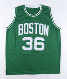 Marcus Smart Signed Boston Celtics Green Jersey (Beckett) 2021-22 Defensive POY