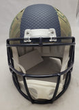 KENNETH WALKER III SIGNED SEATTLE SEAHAWKS CAMO SPEED REPLICA HELMET BECKETT