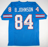 Billy "White Shoes" Johnson Signed Houston Oilers Jersey (JSA COA) 3xPro Bowl WR