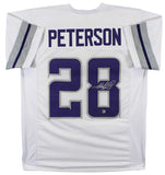 Adrian Peterson Authentic Signed White Alternate Pro Style Jersey BAS Witnessed