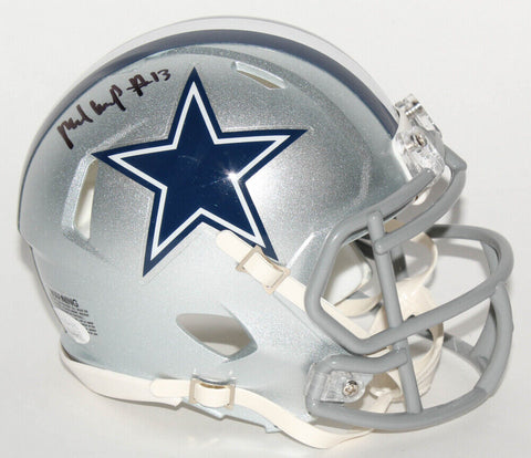 Michael Gallup Signed Cowboys Speed Mini Helmet (JSA COA) Dallas Wide Receiver