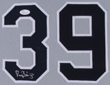 Darryl Strawberry Signed New York Yankees 31x35 Custom Framed Jersey (JSA COA)