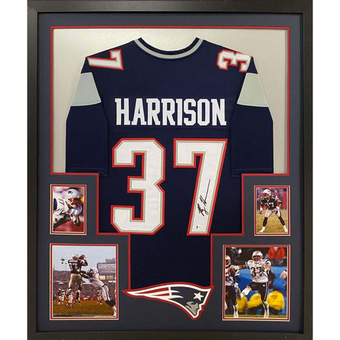 Rodney Harrison Autographed Signed Framed New England Patriots Jersey BECKETT