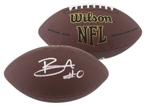 Jets Braelon Allen Authentic Signed Wilson Super Grip Nfl Football BAS Witnessed