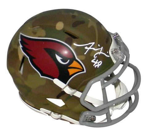 ISAIAH SIMMONS AUTOGRAPHED ARIZONA CARDINALS CAMO SPEED MINI HELMET BECKETT