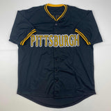 Autographed/Signed Oneil Cruz Pittsburgh Black Baseball Jersey JSA COA