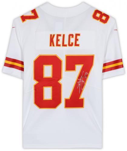 Framed Travis Kelce Kansas City Chiefs Autographed White Nike