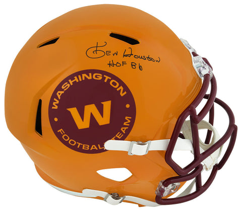 Ken Houston Signed Washington (WFT) FLASH Riddell F/S Rep Helmet w/HOF -(SS COA)