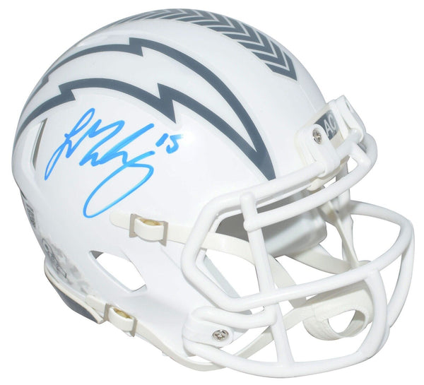 LADD McCONKEY SIGNED LOS ANGELES CHARGERS SALUTE TO SERVICE MINI HELMET BECKETT