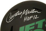 Curtis Martin Autographed New York Jets Authentic Eclipse Helmet HOF PSA 33965