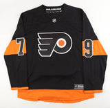 Carter Hart Signed Philadelphia Flyer Jersey (Fanatics) 2016 Draft Pick / Goalie