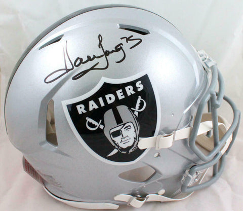 Howie Long Autographed Oakland Raiders F/S Speed Authentic Helmet-Beckett W Holo