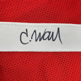 Autographed/Signed Charvarius Ward San Francisco Red Jersey Beckett BAS COA