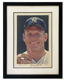 Mickey Mantle Autographed New York Yankees 16" x 20" Lithograph UDA