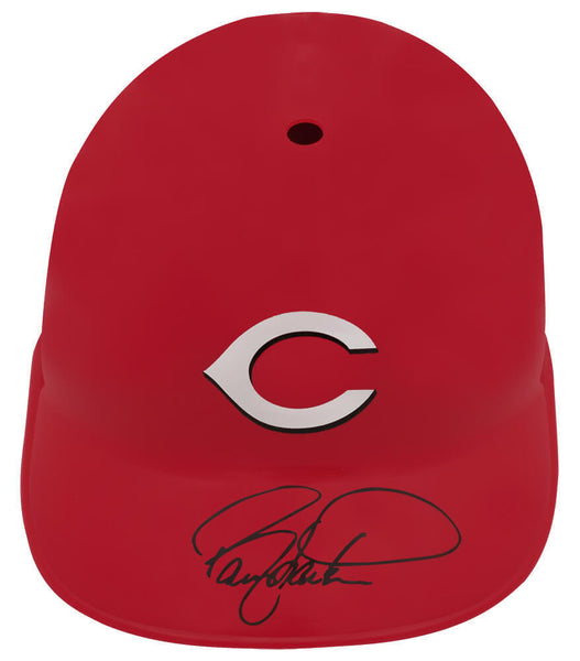 Barry Larkin Signed Reds Souvenir Replica Batting Helmet - (SCHWARTZ SPORTS COA)