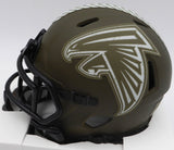 Kyle Pitts Autographed Falcons Salute to Service Mini Helmet Beckett 1W528548