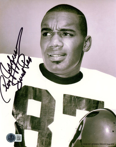 Roy Jefferson Signed Pittsburgh Steelers 8x10 Photo Sweet Pea BAS 45578