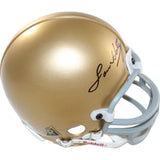 Lou Holtz Signed Notre Dame Fighting Irish VSR4 Replica Mini Helmet BAS 44195