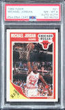 Bulls Michael Jordan Signed 1989 Fleer #21 Card Graded NM-MT 8 PSA/DNA Slabbed