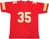 KANSAS CITY CHIEFS CHRISTIAN OKOYE AUTOGRAPHED RED JERSEY JSA STOCK #234522