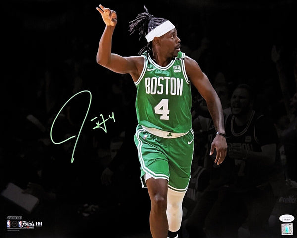 Jrue Holiday Boston Celtics Signed NBA Finals Spotlight 16x20 Photo JSA