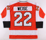 Dale Weise Signed Flyers Jersey (Beckett COA) Playing career 2008-present