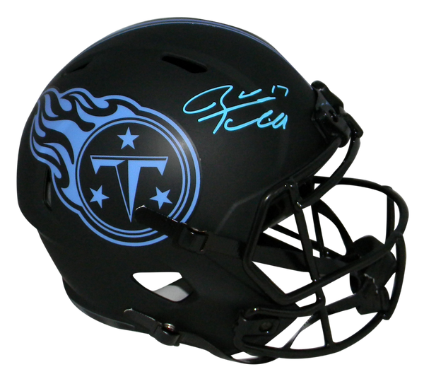 RYAN TANNEHILL SIGNED TENNESSEE TITANS ECLIPSE FULL SIZE SPEED HELMET BECKETT