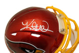 Kurt Warner Autographed Arizona Cardinals Flash Mini Helmet Beckett 36323