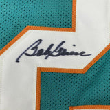 Autographed/Signed BOB GRIESE Miami Teal Football Jersey JSA COA Auto