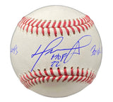 DAVID ORTIZ Autographed Red Sox HOF 22, 3x WS Champs Baseball FANATICS LE 22/34