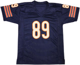 CHICAGO BEARS MIKE DITKA AUTOGRAPHED BLUE JERSEY BECKETT BAS QR STOCK #234689