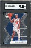 Pistons Sekou Doumbouya 2019 Panini Mosaic #243 Rookie Card Graded Mint 9.5! SGC