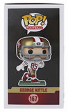 49ers George Kittle Signed #167 Funko Pop Vinyl Figure BAS Witnessed #1W996999