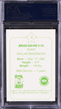 Mavericks Brad Davis Authentic Signed 1984 Star #3 Rookie Card PSA/DNA Slabbed