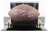 Buccaneers Mike Alstott Signed Wilson Super Grip Football W/ Case BAS Witnessed