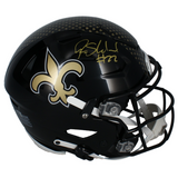 Rashid Shaheed Autographed Saints Alternate SpeedFlex Authentic Helmet Beckett
