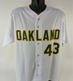 Dennis Eckersley Signed Oakland A's Jersey (JSA COA) 6xAll Star Pitcher / H.O.F.