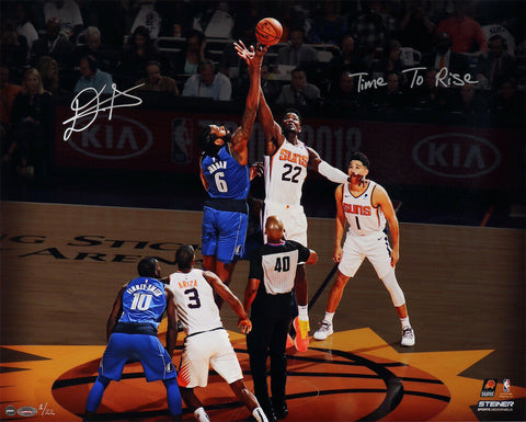 DEANDRE AYTON Autographed "Time To Rise" 16"x20" Tip Off Photograph GDL LE 1/22